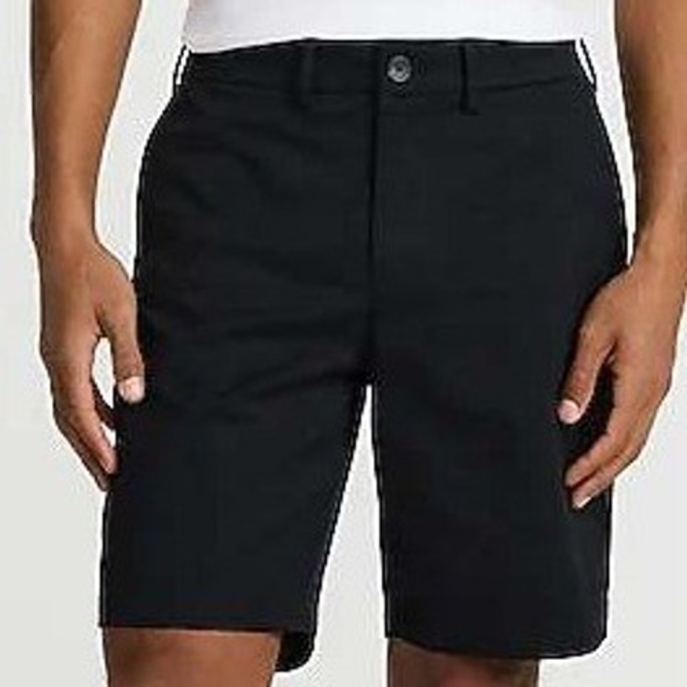 Express Men $65 Size 34 Black 9" Athletic Active Performance Stretch Shorts